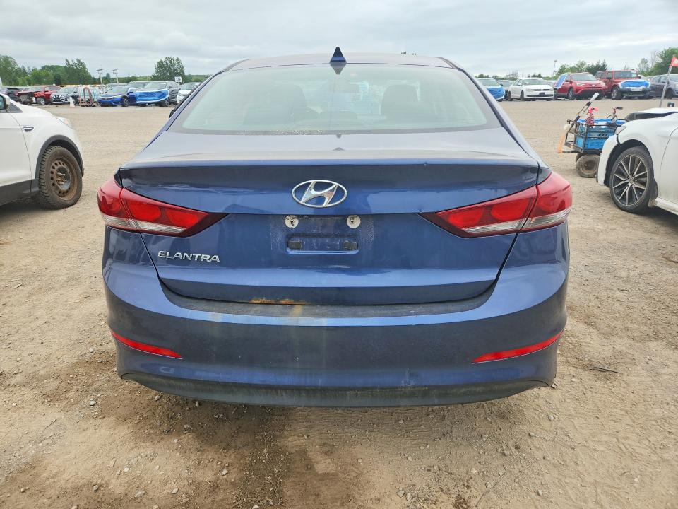 2017 Hyundai Elantra VIN KMHD84LF5HU375724 COPART salvage auction — SIDE, ON - PERMIT NO BRAND - UNFIT, sold $1,750 on 2026-07-28 (photo 6)
