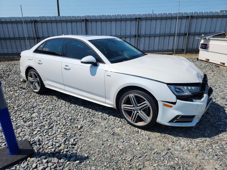 2018 Audi A4 VIN WAUKMAF45JA090414 COPART salvage auction — FRONT END, Ga - Cert Of Title-Rebuilt Flood, sold $2,000 on 2026-07-28 (photo 4)