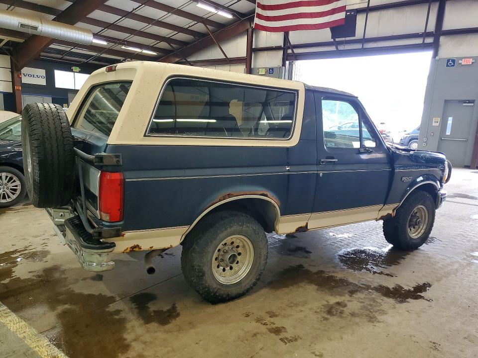 1993 Ford Bronco VIN 1FMEU15NXPLA40353 COPART salvage auction — ALL OVER, MA - CERTIFICATE OF TITLE, sold $3,450 on 2026-07-09 (photo 3)