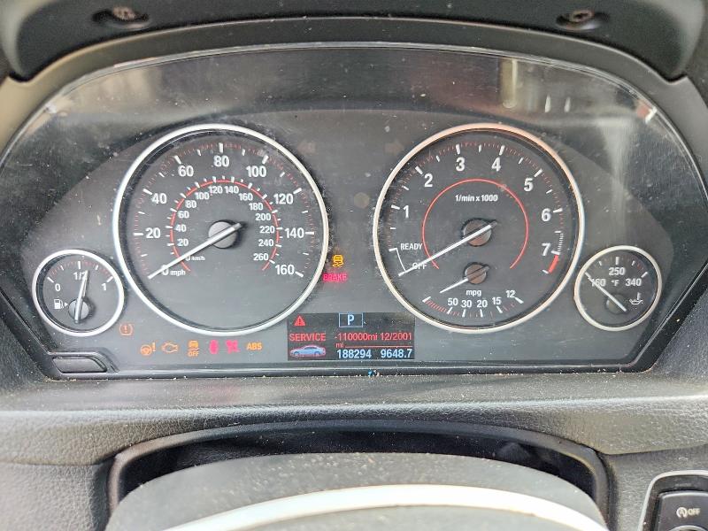2016 BMW 3er VIN WBA8E9C5XGK643659 COPART salvage auction — FRONT END, Tx - Certificate Of Title, sold $150 on 2026-07-27 (photo 9)