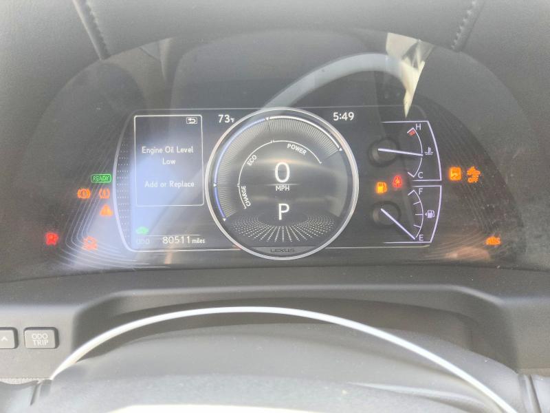 2020 Lexus Es 300h VIN 58AC21B18LU006701 COPART salvage auction — FRONT END, CA - CERTIFICATE OF TITLE, sold $9,500 on 2026-08-18 (photo 9)