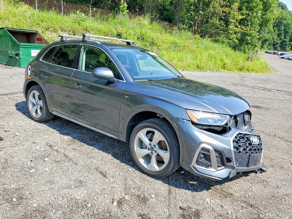 2023 Audi Q5 VIN WA1EAAFY1P2144364 COPART salvage auction — FRONT END, Ny - Mv-907A Salvage Certificate, sold $12,700 on 2026-08-27 (photo 4)