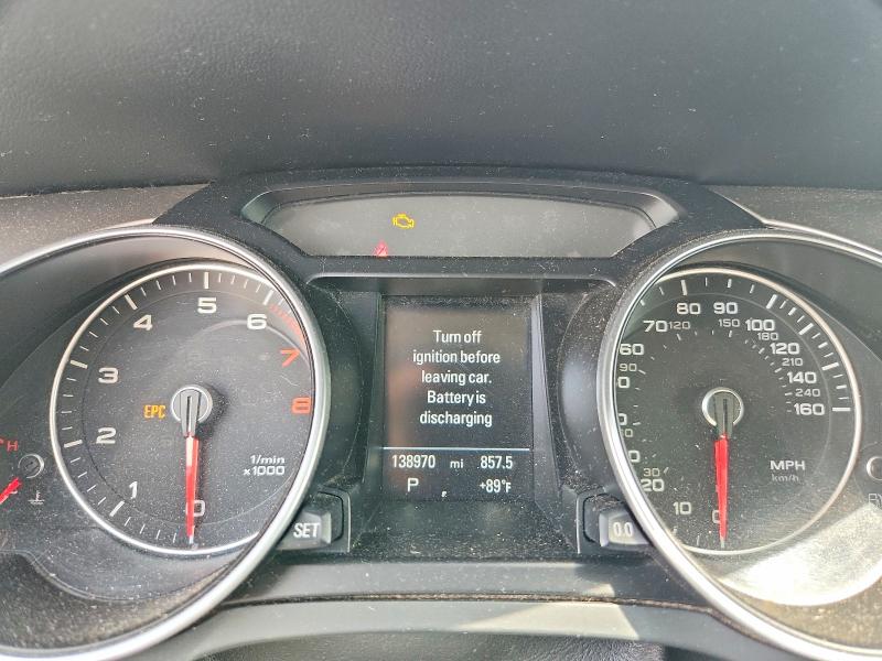2014 Audi A5 VIN WAULFAFHXEN006913 COPART salvage auction — MECHANICAL, Oh - Certificate Of Title, sold $90 on 2026-07-24 (photo 9)