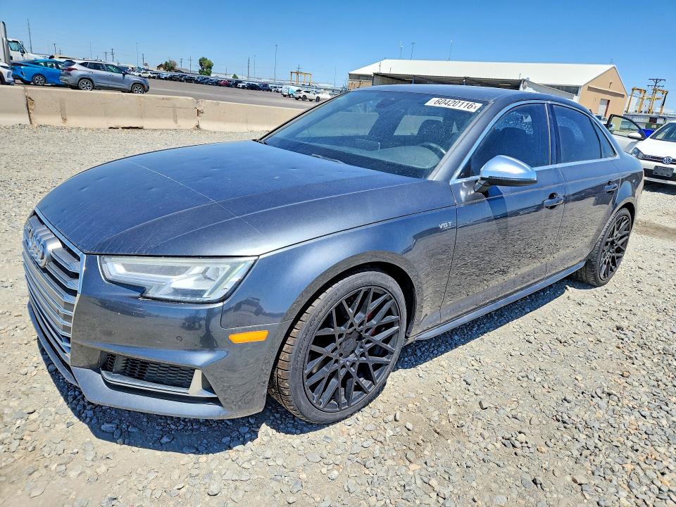 2018 Audi Rs4 VIN WAUB4AF4XJA002487 COPART salvage auction — HAIL, Co - Certificate Of Title, sold $9,700 on 2026-07-30 (photo 1)