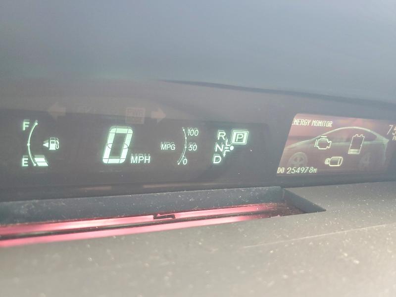 2014 Toyota Prius VIN JTDKN3DU8E0361282 COPART salvage auction — SIDE, Salvage Title, sold $100 on 2026-07-22 (photo 9)