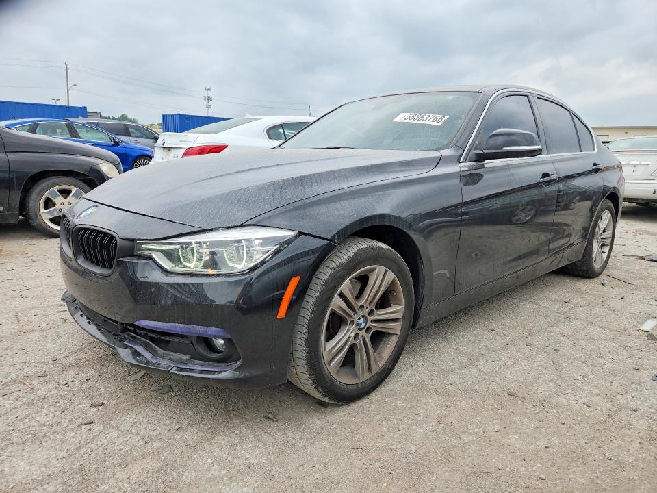 2018 BMW 3er VIN WBA8D9G58JNU66791 COPART salvage auction — REAR END, In - Cert Of Title-Salvage Title, sold $3,450 on 2026-08-21 (photo 1)