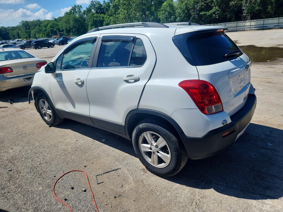 2016 Chevrolet Trax VIN KL7CJPSBXGB535186 COPART salvage auction — FRONT END, Pa - Certificate Of Salvage, sold $575 on 2026-07-16 (photo 2)