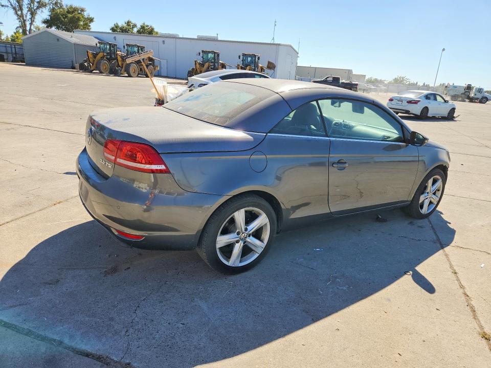 2012 Volkswagen Eos VIN WVWFW7AH2CV002829 COPART salvage auction — FRONT END, Ca - Salvage Certificate, sold $425 on 2026-08-10 (photo 3)
