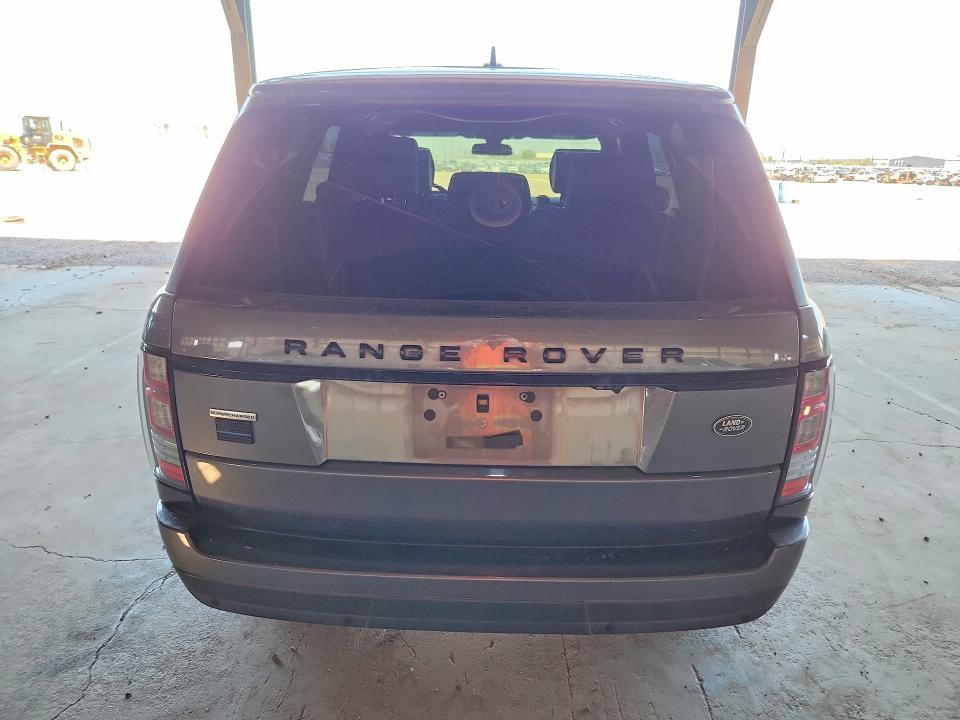 2016 Land rover RANGE ROVER VIN SALGS2EF8GA267479 COPART salvage auction — MINOR DENT/SCRATCHES, Az - Dealer Only Clean Title (P), sold $7,500 on 2026-08-19 (photo 6)