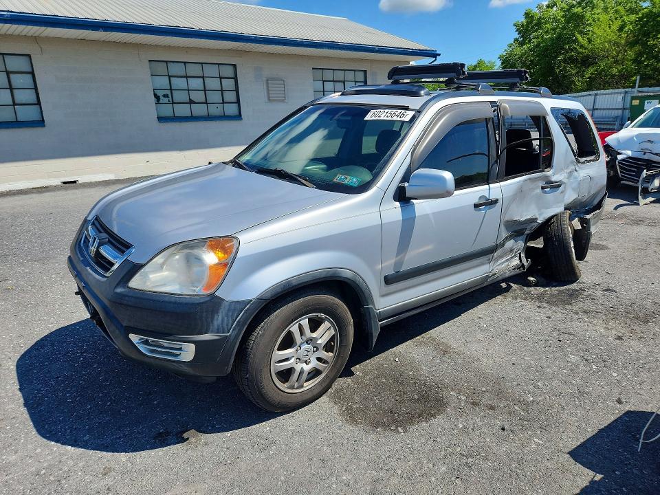 2004 Honda Cr-v VIN SHSRD77854U239818 COPART salvage auction — SIDE, PA - CERTIFICATE OF SALVAGE, sold $300 on 2026-07-28 (photo 1)