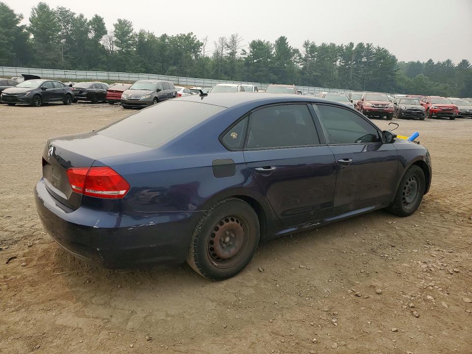 2013 Volkswagen Passat VIN 1VWAP7A35DC078213 COPART salvage auction — FRONT END, Md - Certificate Of Title, sold $250 on 2026-08-03 (photo 3)