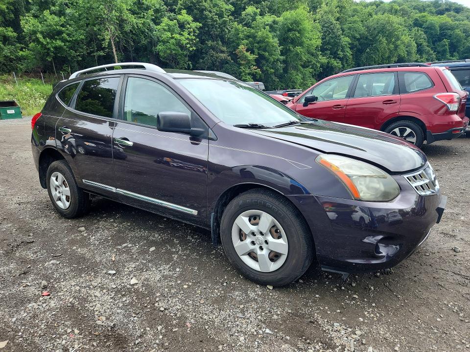 2015 Nissan Rogue VIN JN8AS5MV7FW261539 COPART salvage auction — FRONT END, NY - MV-907A SALVAGE CERTIFICATE, sold $325 on 2026-07-28 (photo 4)