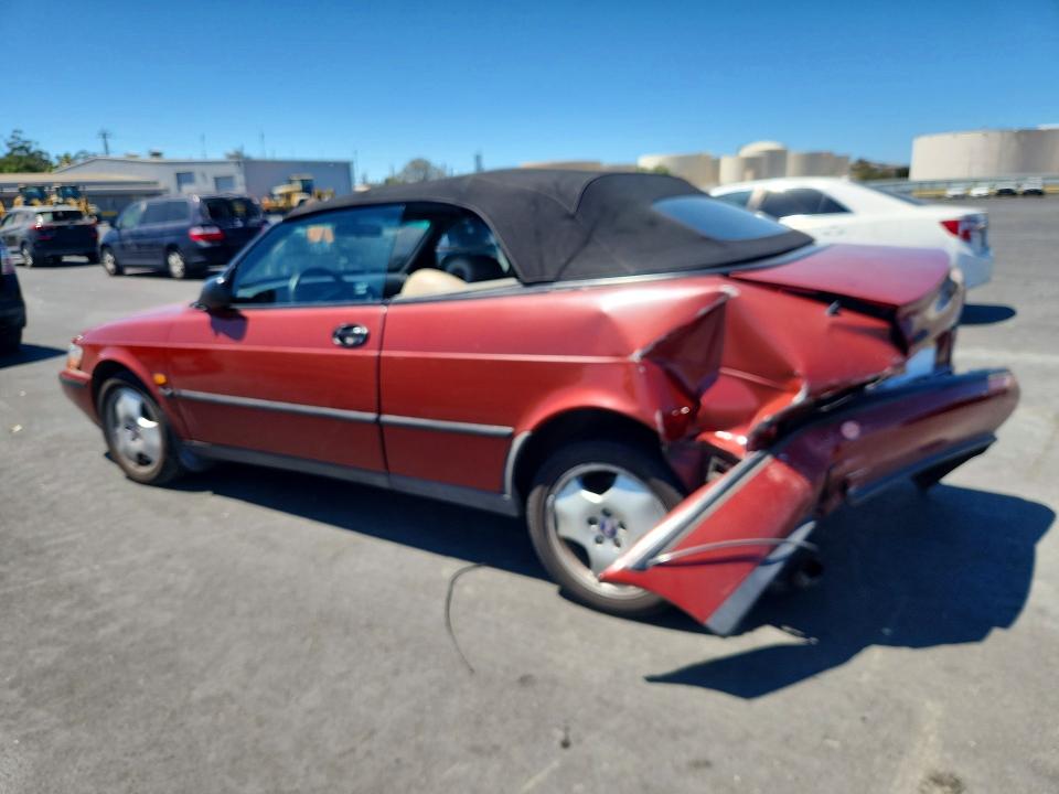 1998 Saab 900 VIN YS3DF75N7W7005850 COPART salvage auction — REAR END, Ca - Salvage Certificate, sold $50 on 2026-08-17 (photo 2)