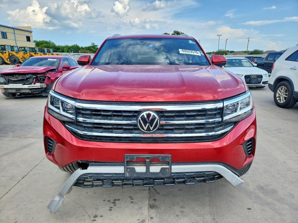 2022 Volkswagen Atlas cross sport VIN 1V2KC2CA6NC208887 COPART salvage auction — FRONT END, TX - SALVAGE VEHICLE TITLE, sold $8,900 on 2026-08-24 (photo 5)