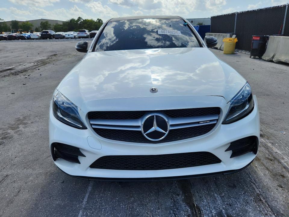 2019 Mercedes-benz C-klasse amg VIN 55SWF6EB0KU318256 COPART salvage auction — MINOR DENT/SCRATCHES, FL - CERTIFICATE OF TITLE, sold $14,300 on 2026-07-28 (photo 5)