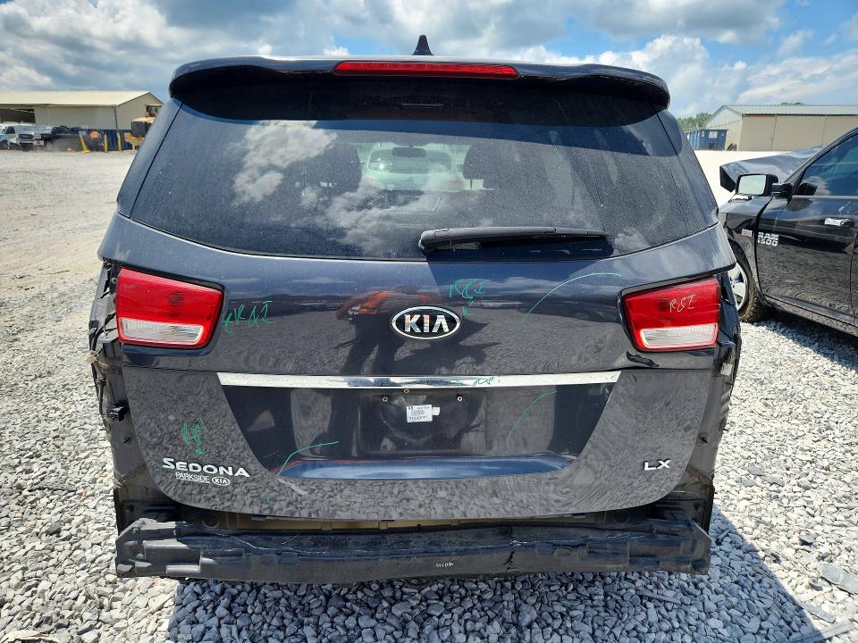 2016 Kia SEDONA VIN KNDMB5C18G6200953 COPART salvage auction — REAR END, Tn - Salvage Certificate, sold $175 on 2026-07-21 (photo 6)