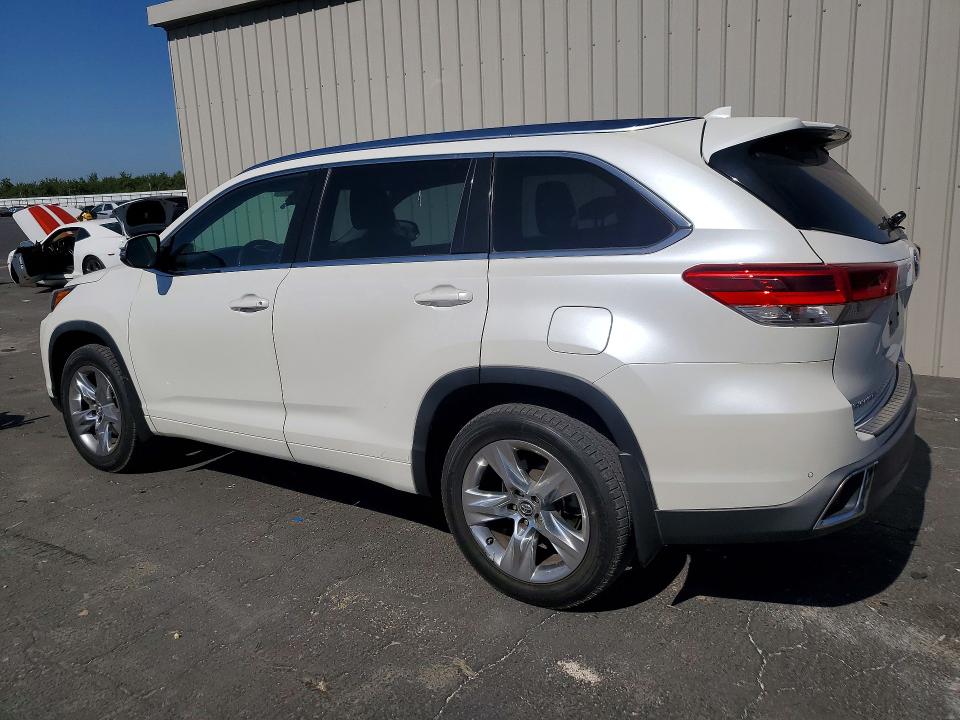 2019 Toyota Highlander VIN 5TDDZRFH3KS923257 COPART salvage auction — MINOR DENT/SCRATCHES, Ca - Dis/Dlr/Exp Only Clean Title (P), sold $8,300 on 2026-07-30 (photo 2)