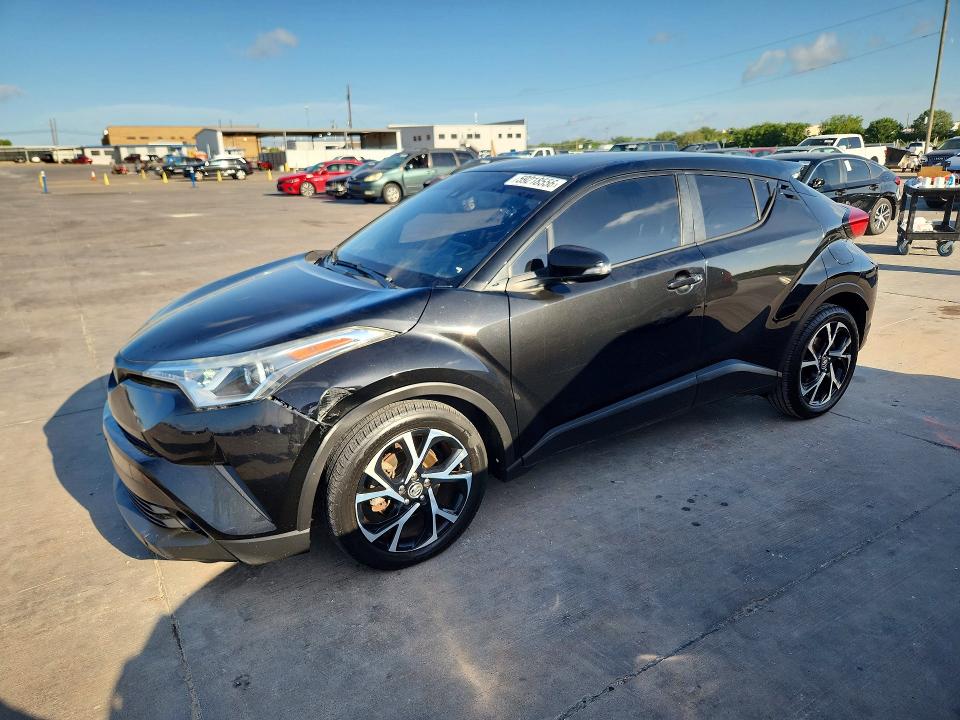 2018 Toyota C-hr VIN NMTKHMBX1JR015333 COPART salvage auction — FRONT END, Tx - Certificate Of Title (P), sold $8,100 on 2026-07-30 (photo 1)