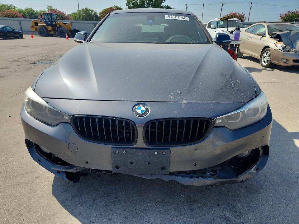 2019 BMW 4er VIN WBA4J1C58KBM17169 COPART salvage auction — FRONT END, TX - CERTIFICATE OF TITLE, sold $3,500 on 2026-08-19 (photo 5)