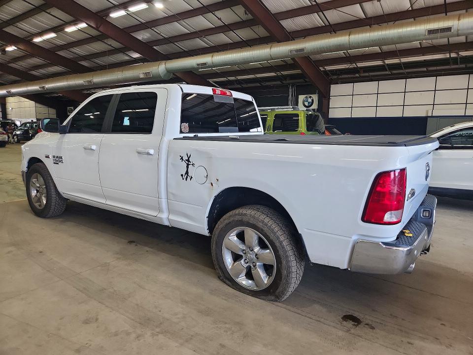 2019 Ram 1500 VIN 1C6RR6TT8KS633284 COPART salvage auction — REAR END, Fl - Certificate Of Title (P), sold $8,300 on 2026-08-06 (photo 2)