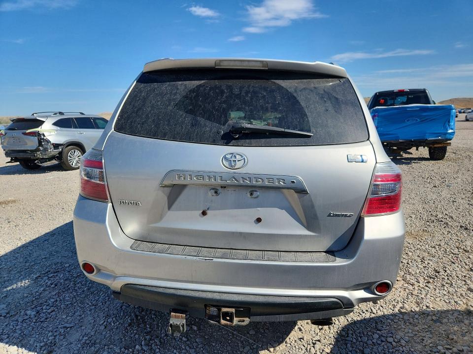2008 Toyota Highlander VIN JTEEW44A282009535 COPART salvage auction — FRONT END, Ut - Certificate Of Title, sold $1,100 on 2026-07-31 (photo 6)