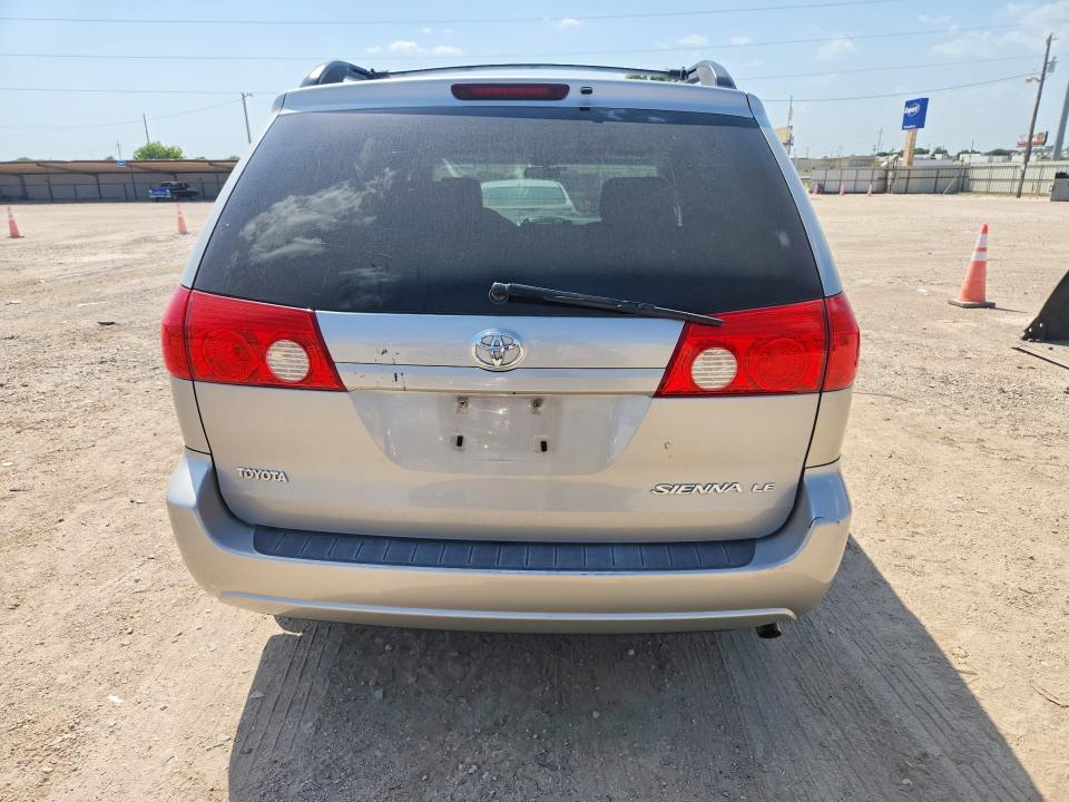 2008 Toyota Sienna VIN 5TDZK23C48S207454 COPART salvage auction — WATER/FLOOD, TX - SALVAGE TITLE-FLOOD DAMAGE (P), sold $500 on 2026-07-29 (photo 6)