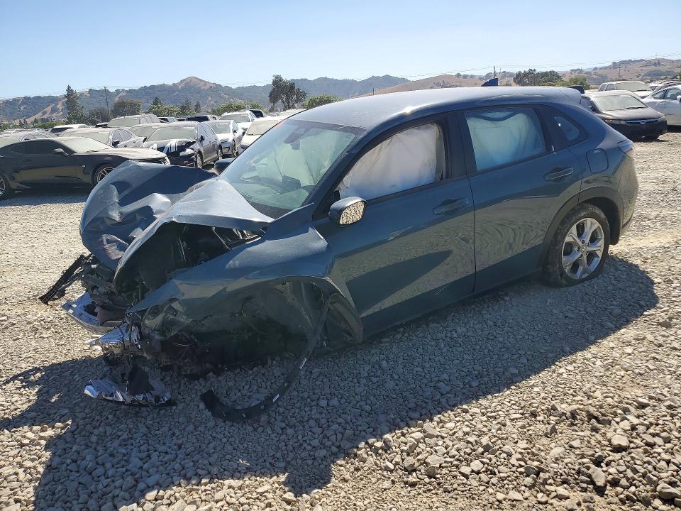 2023 Honda Hr-v VIN 3CZRZ1H32PM718586 COPART salvage auction — FRONT END, Ca - Salvage Certificate, sold $60 on 2026-07-30 (photo 1)