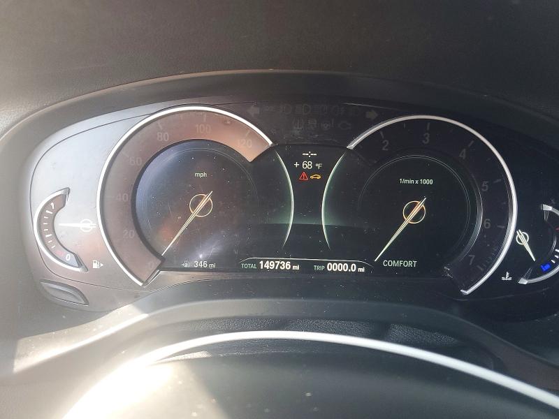 2018 BMW X3 VIN 5UXTR9C54JLC80909 COPART salvage auction — WATER/FLOOD, CT - CERT OF TITLE-SALVAGE, sold $650 on 2026-07-21 (photo 9)