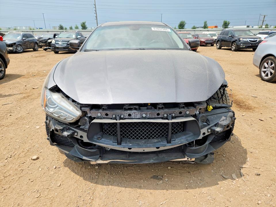 2016 Maserati Ghibli VIN ZAM57XSA5G1168457 COPART salvage auction — FRONT END, Il - Salvage Certificate, sold $3,450 on 2026-08-18 (photo 5)