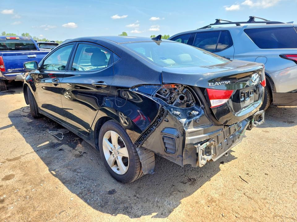 2012 Hyundai Elantra VIN KMHDH4AE8CU181739 COPART salvage auction — REAR END, Salvage Title, sold $575 on 2026-07-14 (photo 2)