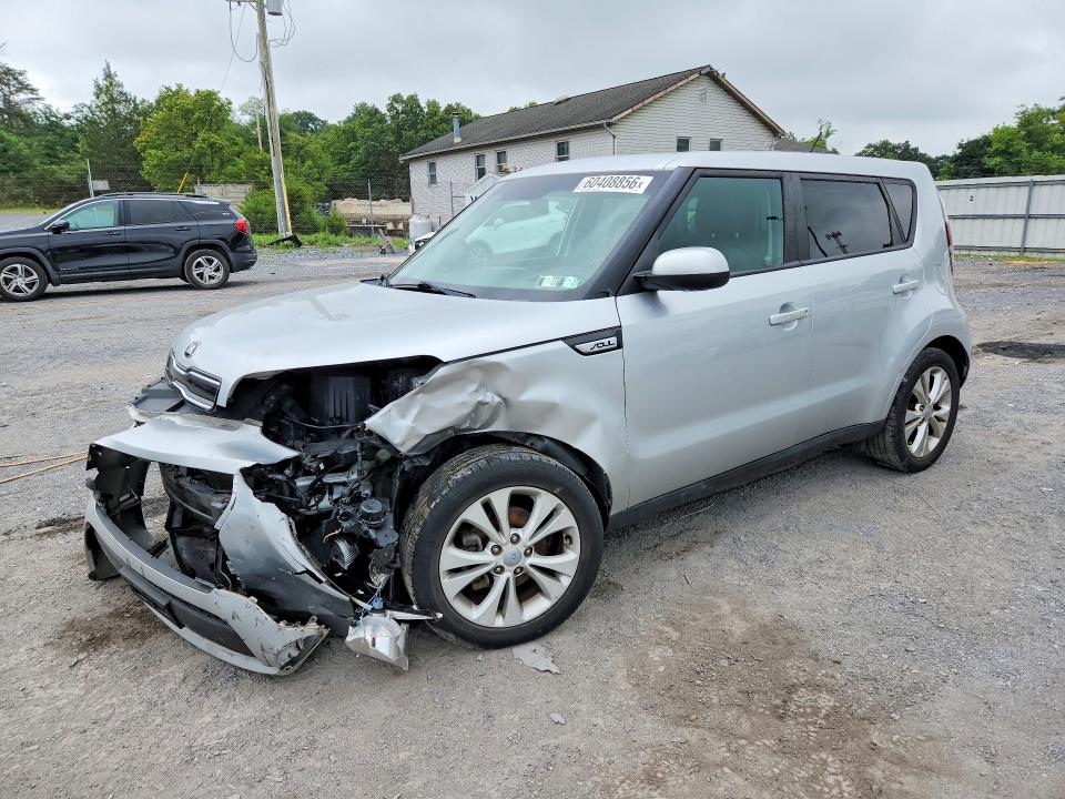 2019 Kia Soul VIN KNDJP3A56K7677866 COPART salvage auction — FRONT END, Pa - Cert Of Salv-R=Reconstructed, sold $1,000 on 2026-07-16 (photo 1)