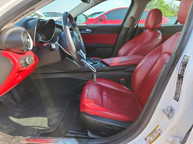 2018 Alfa romeo Giulia VIN ZARFAEDN5J7597705 COPART salvage auction — FRONT END, Ny - Mv-907A Salvage Certificate, sold $3,500 on 2026-08-03 (photo 7)