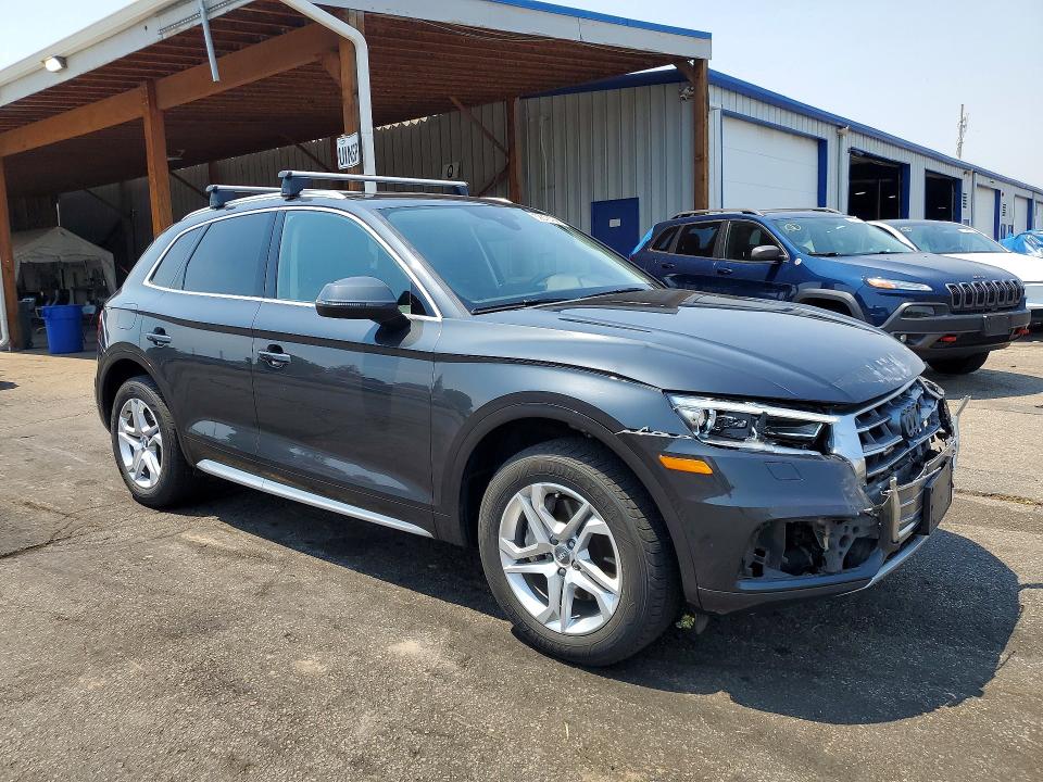 2019 Audi Q5 VIN WA1ANAFY3K2130302 COPART salvage auction — FRONT END, Co - Public - Salvage Title, sold $6,400 on 2026-07-14 (photo 4)
