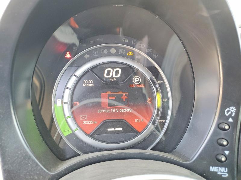 2016 Fiat 500 VIN 3C3CFFGE7GT221872 COPART salvage auction — FRONT END, Ca - Dis/Dlr/Exp Only Lien Papers, sold $175 on 2026-07-29 (photo 9)