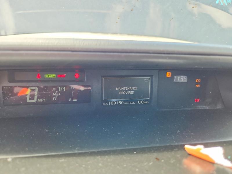 2016 Toyota Prius VIN JTDZN3EU9GJ055041 COPART salvage auction — FRONT END, Tx - Salvage Vehicle Title, sold $1,250 on 2026-07-27 (photo 9)