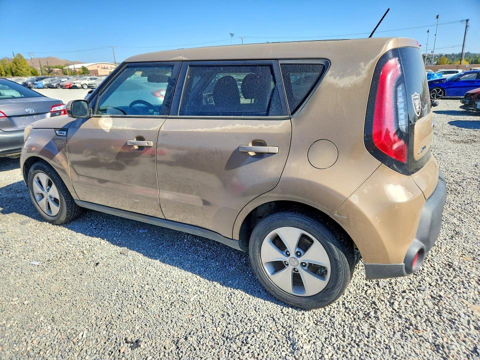 2015 Kia Soul VIN KNDJN2A28F7219757 COPART salvage auction — MECHANICAL, Ca - Dis/Dlr/Exp Only Clean Title, sold $575 on 2026-07-22 (photo 2)