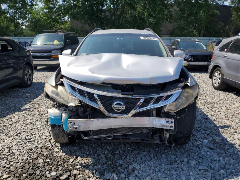 2013 Nissan Murano VIN JN8AZ1MW4DW318368 COPART salvage auction — FRONT END, Ma - Cert Of Title-Reconstrctd Coll, sold $125 on 2026-07-29 (photo 5)