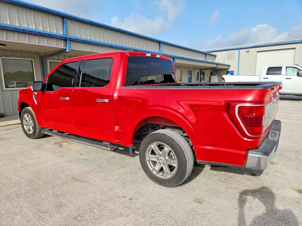 2022 Ford F-150 VIN 1FTEW1C54MKE38631 COPART salvage auction — DAMAGE HISTORY, TX - CERTIFICATE OF TITLE, sold $9,900 on 2026-07-29 (photo 2)
