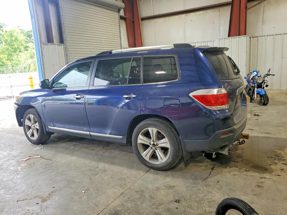 2013 Toyota Highlander VIN 5TDDK3EHXDS200804 COPART salvage auction — FRONT END, NY - MV-907A SALVAGE CERTIFICATE, sold $4,100 on 2026-07-29 (photo 2)