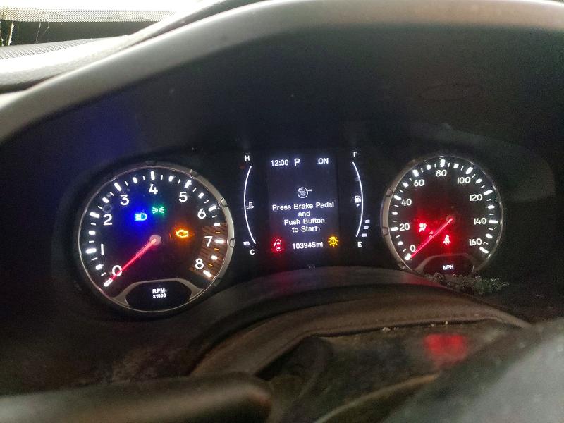 2021 Jeep Renegade VIN ZACNJDAB9MPM38815 COPART salvage auction — FRONT END, Tn - Salvage Certificate, sold $600 on 2026-08-19 (photo 9)