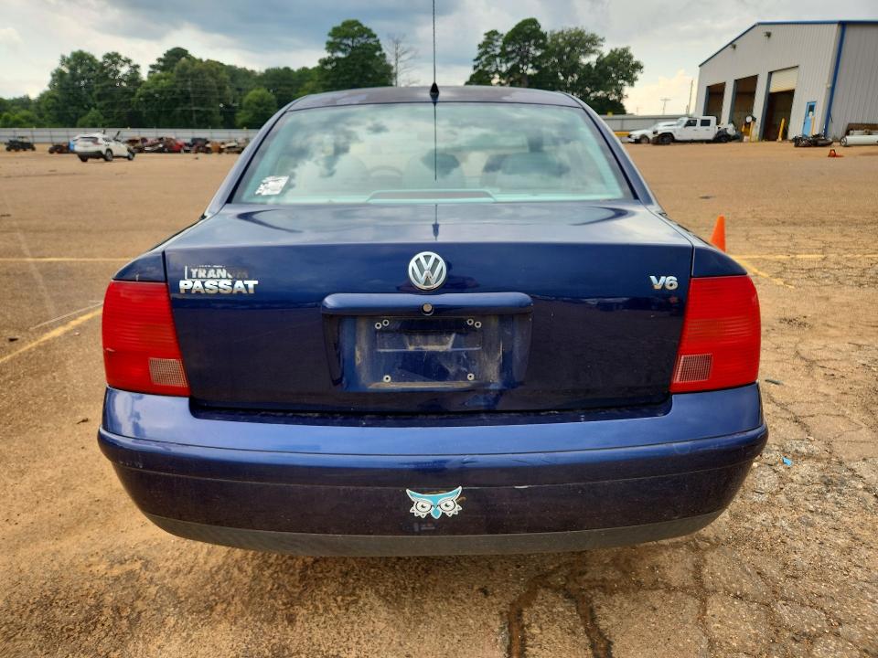2001 Volkswagen Passat VIN WVWBH63B81P028526 COPART salvage auction — MECHANICAL, TX - CERTIFICATE OF TITLE, sold $175 on 2026-07-27 (photo 6)