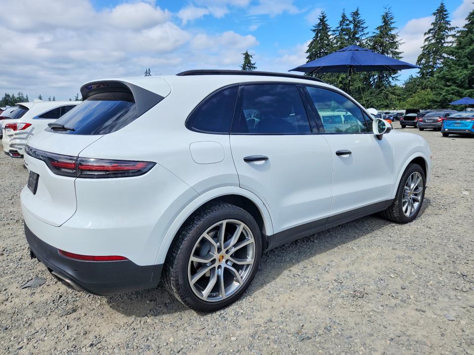 2021 Porsche Cayenne VIN WP1AA2AYXMDA00764 COPART salvage auction — MINOR DENT/SCRATCHES, Wa - Vehicle Cert Of Ownership-Titl, sold $17,400 on 2026-07-28 (photo 3)
