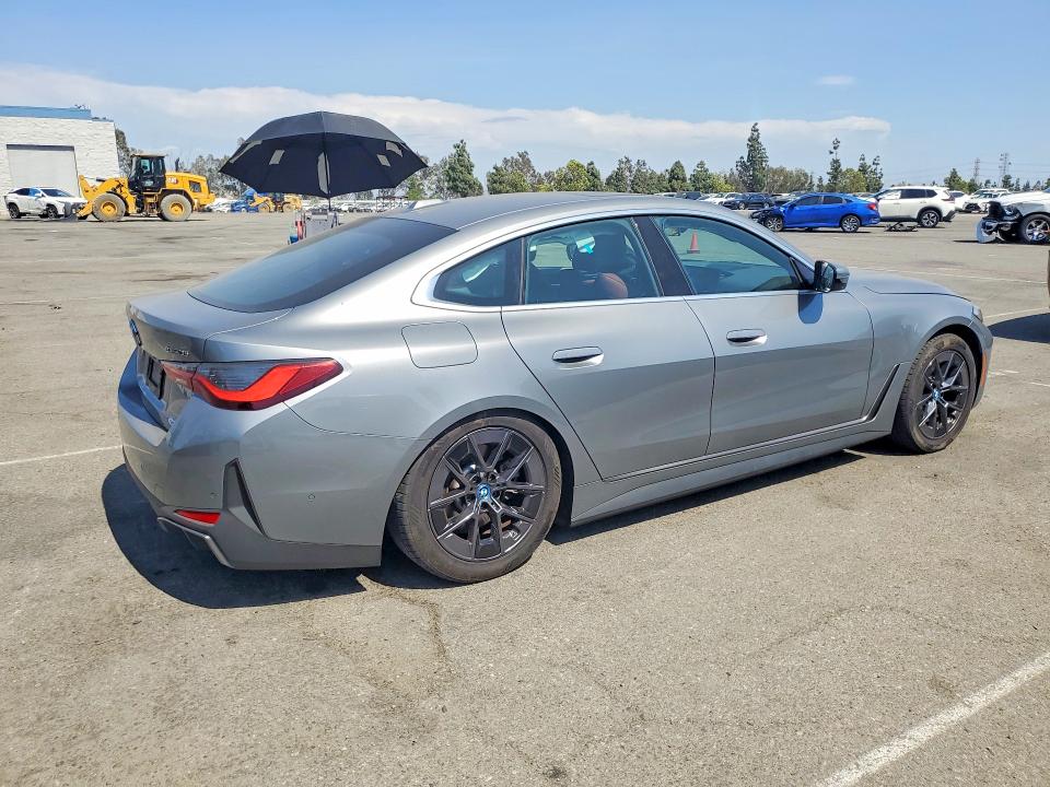 2024 BMW I4 VIN WBY43AW00RFS09950 COPART salvage auction — SIDE, Ca - Salvage Certificate, sold $250 on 2026-07-28 (photo 3)