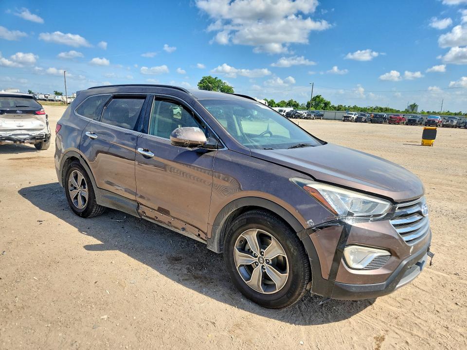 2013 Hyundai Santa fe VIN KM8SM4HF5DU015116 COPART salvage auction — FRONT END, Tx - Certificate Of Title, sold $900 on 2026-07-22 (photo 4)