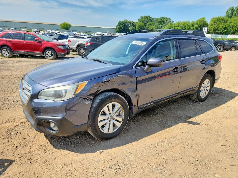 2015 Subaru Outback VIN 4S4BSACC7F3333572 COPART salvage auction — SIDE, MI - CERTIFICATE OF TITLE, sold $275 on 2026-07-22 (photo 1)