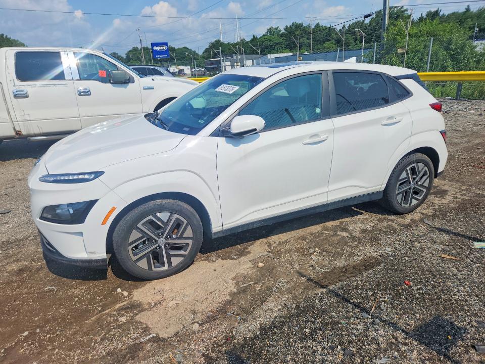 2023 Hyundai Kona VIN KM8K33AGXPU189008 COPART salvage auction — FRONT END, Fl - Certificate Of Destruction, sold $3,200 on 2026-07-28 (photo 1)