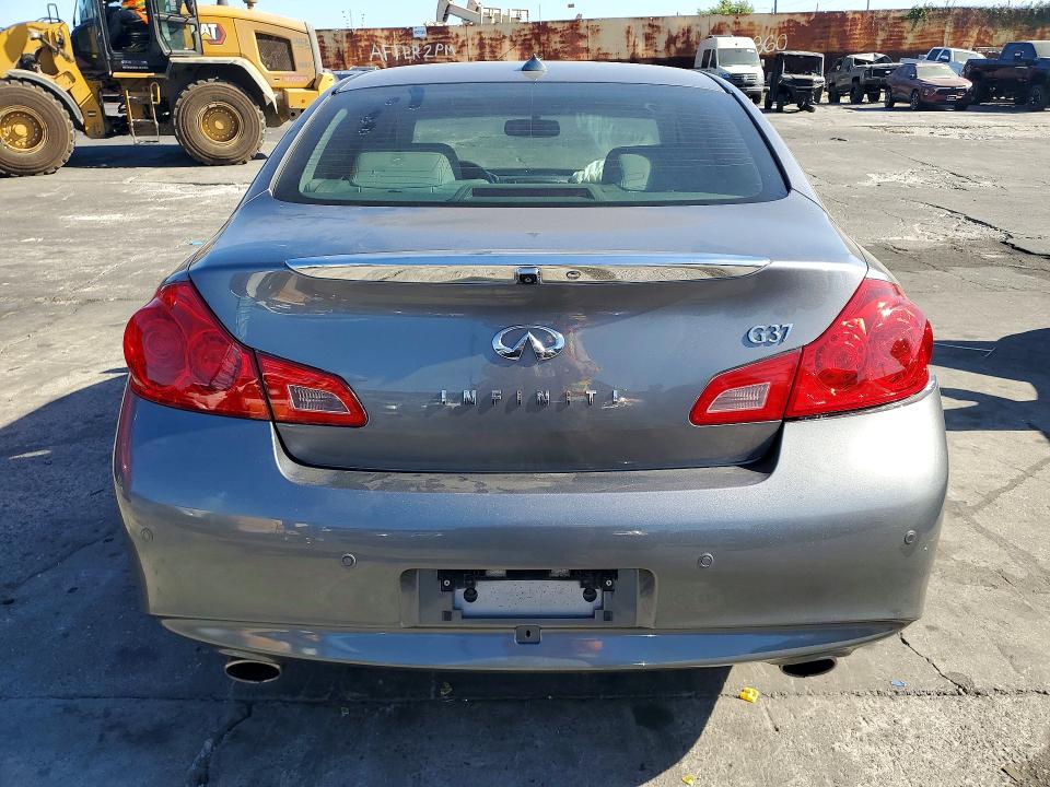 2013 Infiniti G VIN JN1CV6AP1DM724259 COPART salvage auction — FRONT END, Ca - Salvage Certificate, sold $1,350 on 2026-08-26 (photo 6)