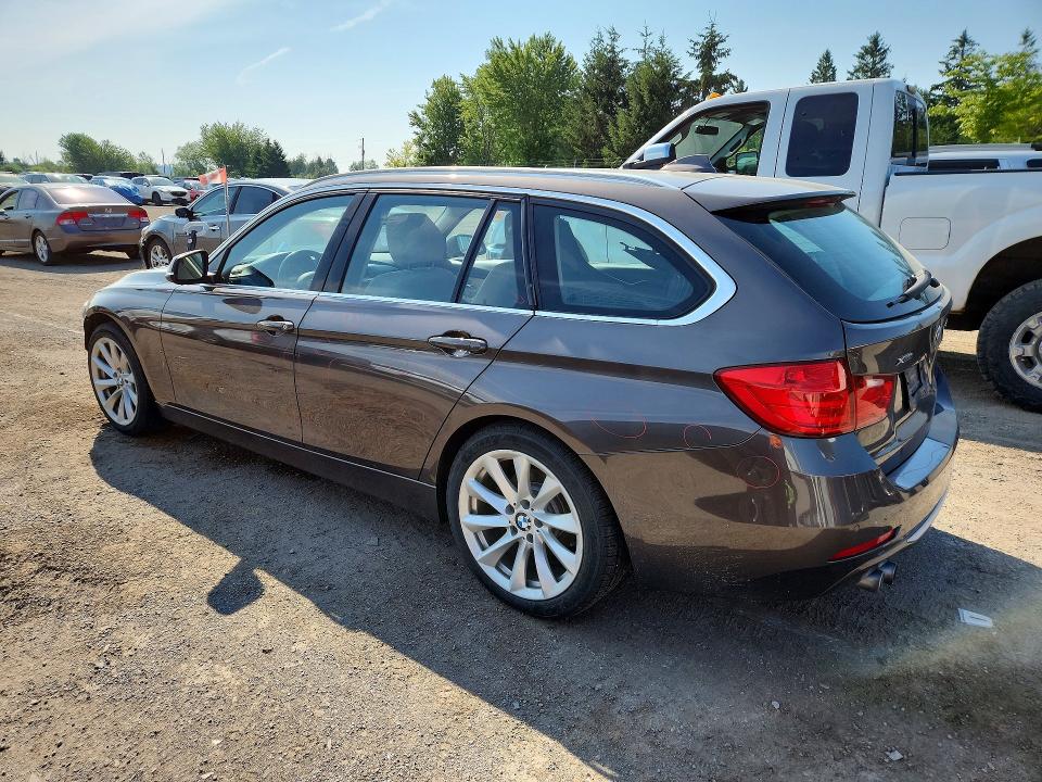 2014 BMW 3er VIN WBA3G7C50EF186259 COPART salvage auction — FRONT END, ON - PERMIT NO BRAND - UNFIT, sold $2,800 on 2026-07-28 (photo 2)