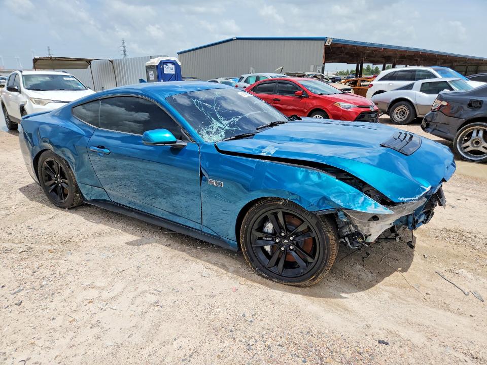 2026 Ford Mustang VIN 1FA6P8CF4T5400564 COPART salvage auction — FRONT END, TX - SALVAGE VEHICLE TITLE, sold $17,500 on 2026-07-31 (photo 4)