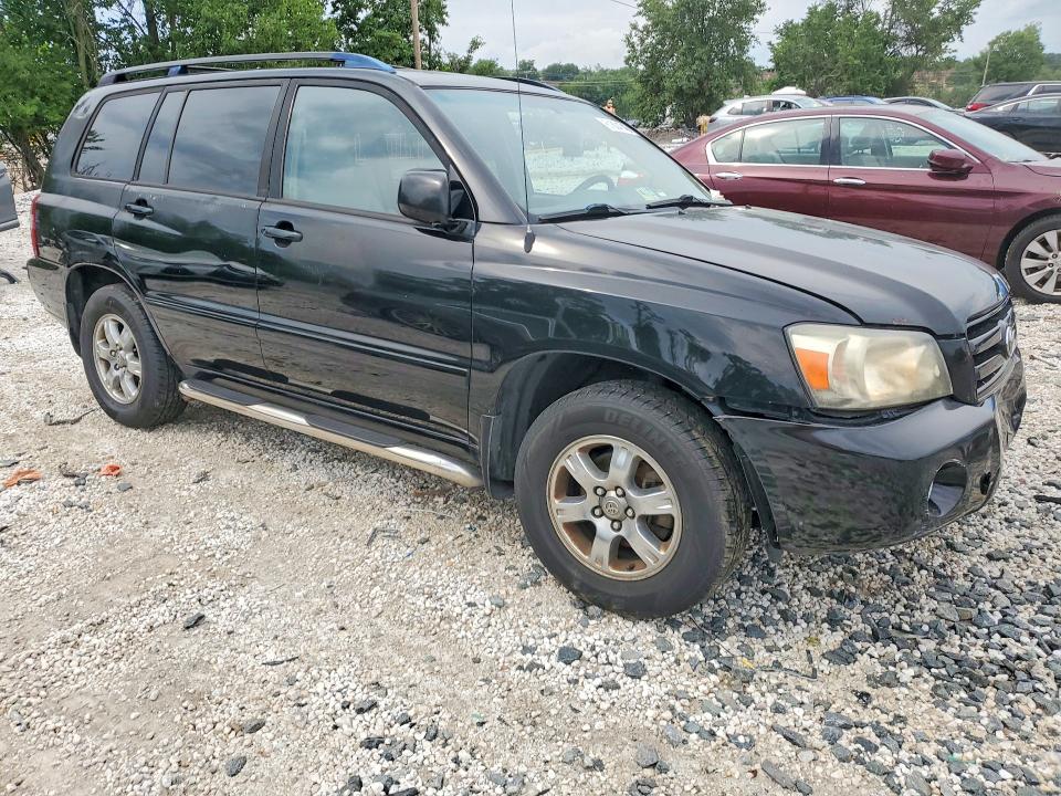 2005 Toyota Highlander VIN JTEDP21A750082019 COPART salvage auction — FRONT END, MD - CERTIFICATE OF TITLE, sold $400 on 2026-07-28 (photo 4)